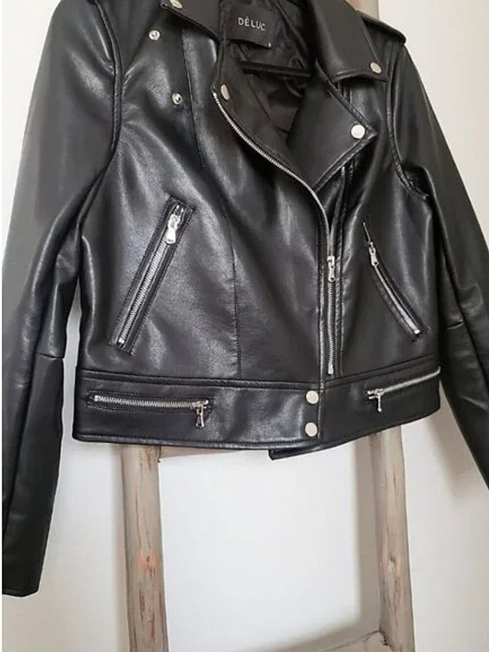 Vegan Leather Biker Jacket